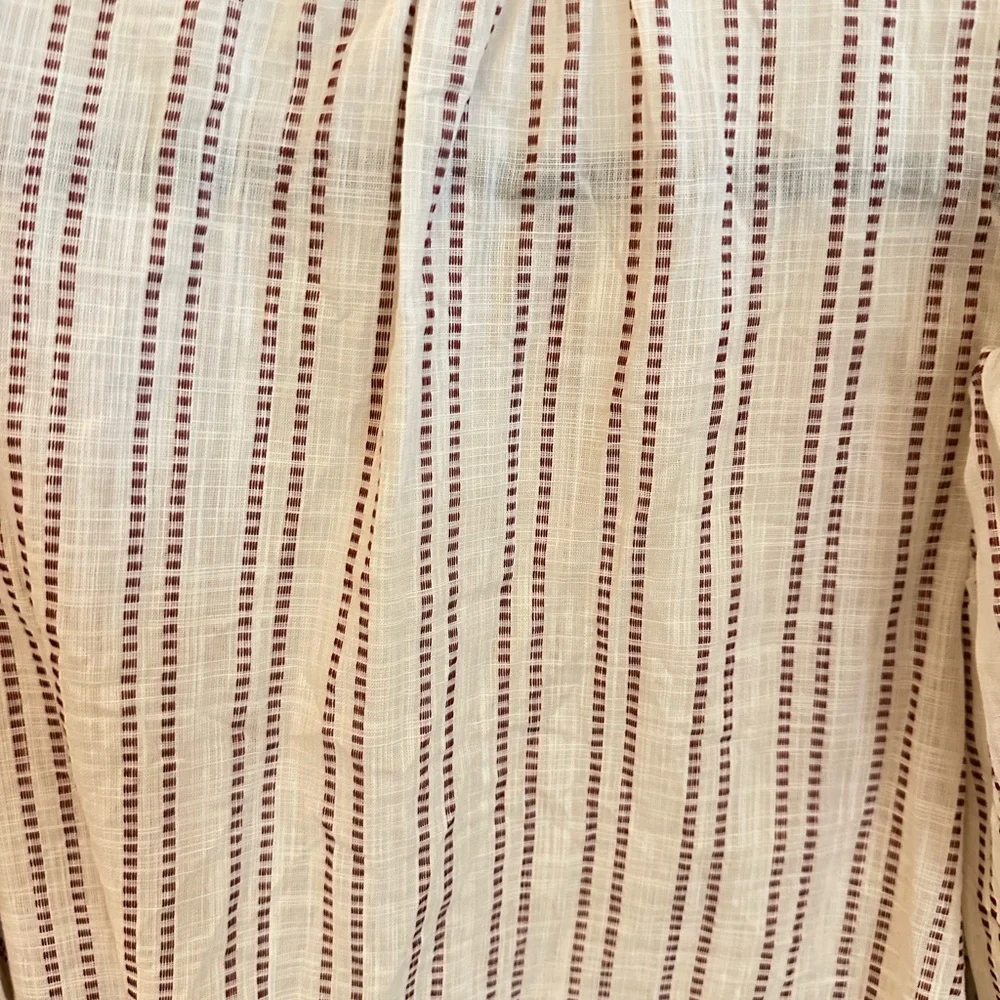 NWT ELIZABETH AND JAMES Pintuck puff sleeve 100% cotton cottagecore gypsy blouse - Picture 13 of 14